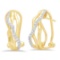14k Gold 0.14CTW Diamond Earrings, (I1-I2/H-I)