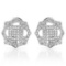 14k White Gold 0.71CTW Diamond Earring, (SI2-SI3/G-H)