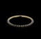 0.61 ctw Black Diamond Ring - 14KT White Gold