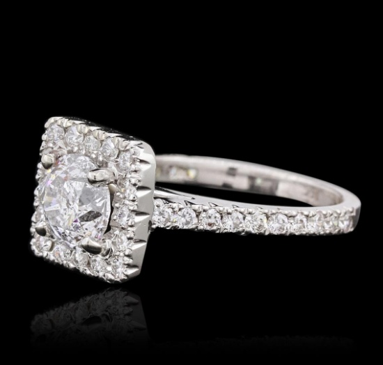 14KT White Gold 1.97 ctw Brilliant Cut Diamond Ring