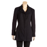 Chanel Navy Blue Tweed Mid-Length Jacket
