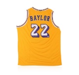 PSA Certified Elgin Baylor Autographed Basketball Jersey