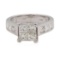 1 ctw Diamond Ring - 14KT White Gold