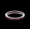 1.00 ctw Ruby Ring - 14KT White Gold