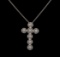 0.28 ctw Diamond Pendant With Chain