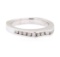 0.26 ctw Diamond Channel Ring - 14KT White Gold