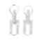 0.70 ctw Diamond Earrings - 14KT White Gold