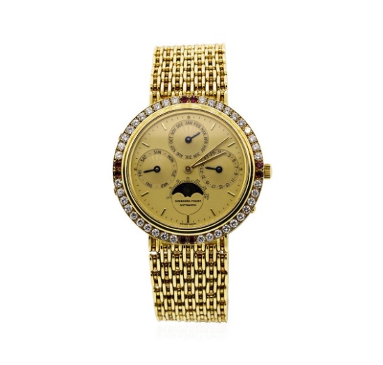 Audemars Piguet 18KT Yellow Gold Automatic Calendar Wristwatch