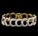 5.11 ctw Diamond Bracelet - 18KT Yellow Gold