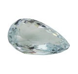 5.48 ct. Natural Pear Cut Aquamarine