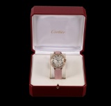 Cartier 18KT Yellow Gold 2.00 ctw Diamond Ballon Bleu Ladies Watch