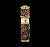 43.15 ctw Sapphire and Ruby Perfume Bottle Holder - 18KT Yellow Gold