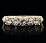 14KT Yellow Gold 1.00 ctw Diamond Ring