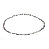 Tahitian Circle Pearl Long Necklace