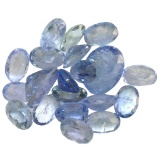 12.36 ctw Oval Mixed Tanzanite Parcel