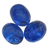 15.7 ctw Cabochon Mixed Tanzanite Parcel