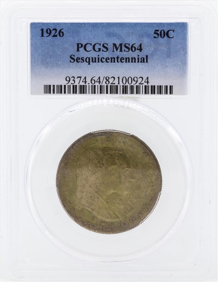 1926 Sesquicentennial Commemorative Half Dollar PCGS MS64