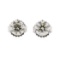 1.43 ctw Diamond Earrings - 14KT White Gold