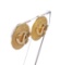 Chanel Gold CC Disc Clip On Earrings