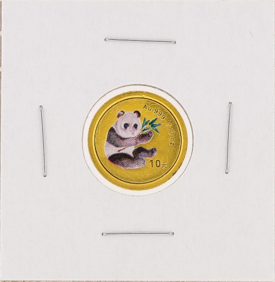 2000  1/10 oz China Panda Gold Coin