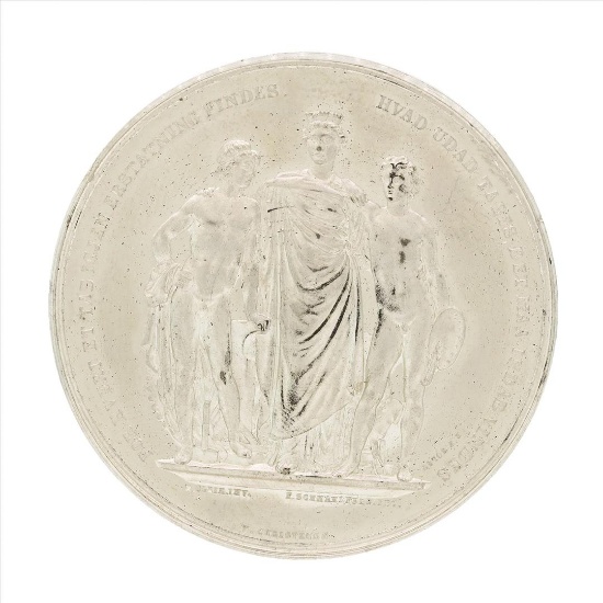 1872 Denmark Nordic Industrial and Art Fair Copenhagen Medal