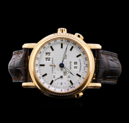 Ulysses Nardin Perpetual 18KT Rose Gold Watch