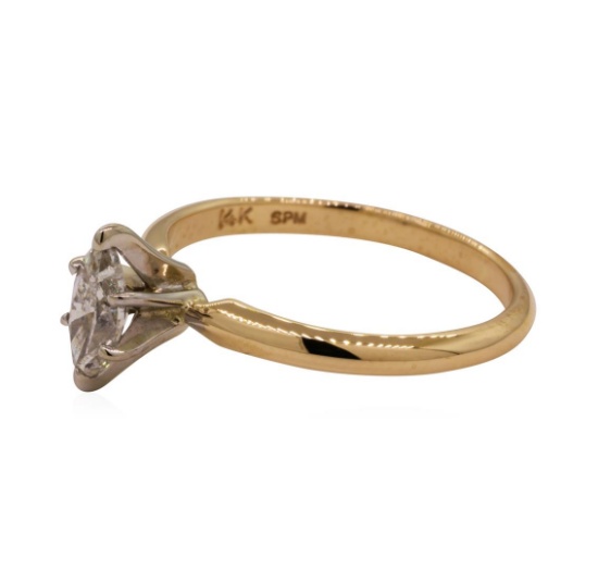 0.40 ctw Diamond Solitaire Ring - 14KT Yellow Gold