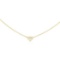 0.4 ctw Diamond Necklace - 14KT White Gold