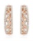 14k Rose Gold 0.32CTW Diamond Earring, (SI1/G)