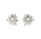 4.14 ctw Diamond Earrings - 14KT White Gold