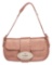 Fendi Metallic Pink Leather Selleria Baguette Bag