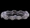 4.89 ctw Diamond Tennis Bracelet - 14KT White Gold