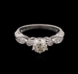 0.80 ctw Diamond Ring - 18KT White Gold