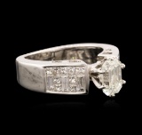 14KT White Gold 1.63 ctw Diamond Ring