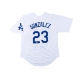 PSA Certified Adrian Gonzalez Autographed Baseball Jersey