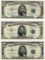 Lot (5) 1953 $5 Silver Certificate Notes