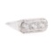 0.50 ctw Vintage White Sapphire Ring - 14KT White Gold