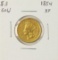 1854 $3 Gold Coin XF Details