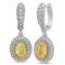18k Gold 2.57CTW Diamond Earrings, (VS1-VS1/VS1-SI1/G-H)