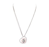 1.20 ctw Diamond Pendant And Chain - 18KT White Gold