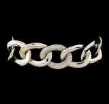 3.54 ctw Diamond Bracelet - 14KT White Gold