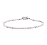 2.50 ctw Diamond Bracelet - 14KT White Gold