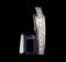 1.05 ctw Sapphire And Diamond Pendant - 14KT White Gold