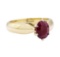 1.91 ctw Ruby Ring - 14KT Yellow Gold