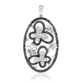 18k Gold 1.5CTW Diamond Pendant, (SI1/G-H)