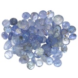 11.98 ctw Round Mixed Tanzanite Parcel