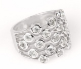 1.49 ctw Diamond Ring - 14KT White Gold