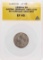 1698-IA Austria Leopold I AR Graz Mint 3 Kreuzer Coin ANACS XF45