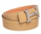 Hermes Beige Leather Reversible Constance H Palladium Belt 70