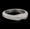 18KT White Gold 0.39 ctw Diamond Ring